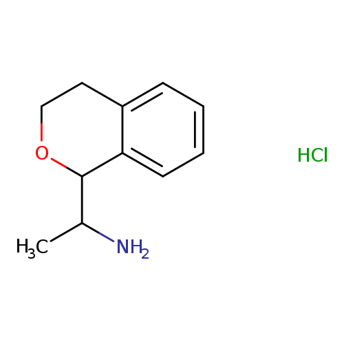 1-(3,4-dihydro-1H-2-benzopyran-1-yl)ethan-1-amine hydrochloride