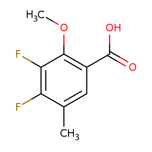 3,4-Difluoro-2-methoxy-5-methylbenzoicacid