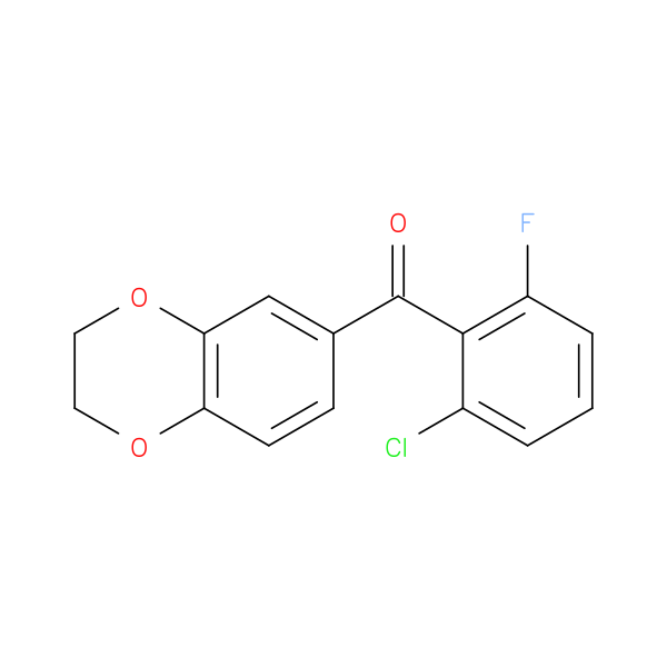 6-(2-chloro-6-fluorobenzoyl)-2,3-dihydro-1,4-benzodioxine