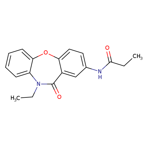 N-{9-ethyl-10-oxo-2-oxa-9-azatricyclo[9.4.0.0^{3,8}]pentadeca-1(11),3(8),4,6,12,14-hexaen-13-yl}propanamide