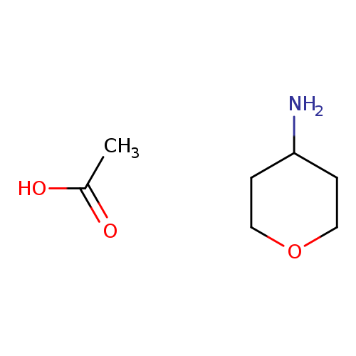 2H-Pyran-4-amine, tetrahydro-, acetate (1:1)