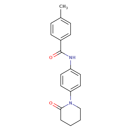 4-methyl-N-[4-(2-oxopiperidin-1-yl)phenyl]benzamide