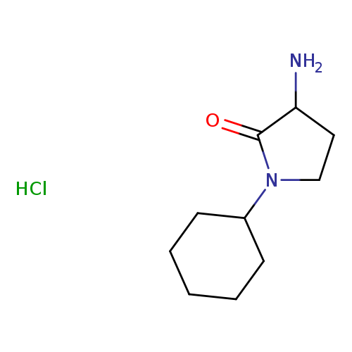 3-amino-1-cyclohexylpyrrolidin-2-one hydrochloride