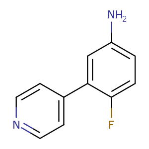 Benzenamine, 4-fluoro-3-(4-pyridinyl)-