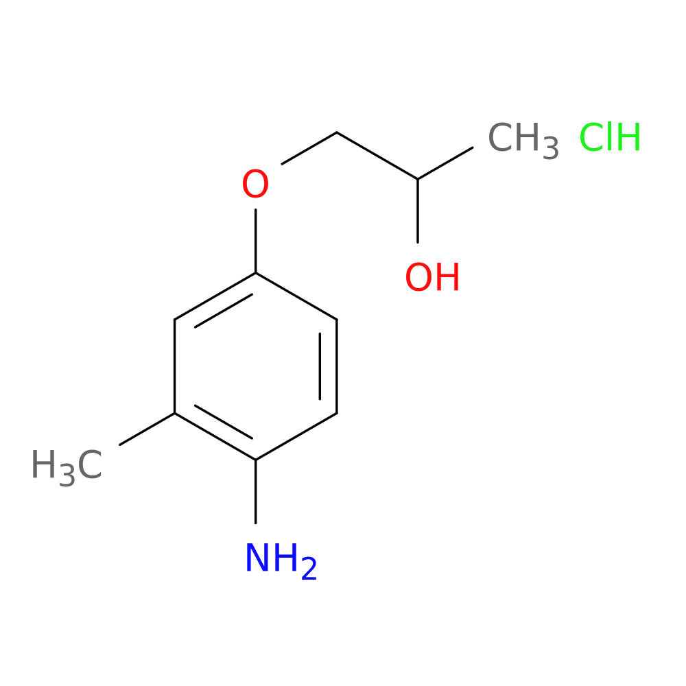 1-(4-amino-3-methylphenoxy)propan-2-ol hydrochloride