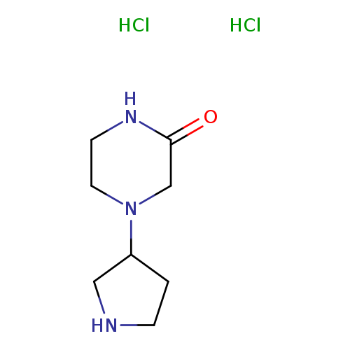 4-(3-Pyrrolidinyl)-2-piperazinone dihydrochloride