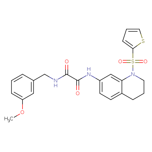 N'-[(3-methoxyphenyl)methyl]-N-[1-(thiophene-2-sulfonyl)-1,2,3,4-tetrahydroquinolin-7-yl]ethanediamide