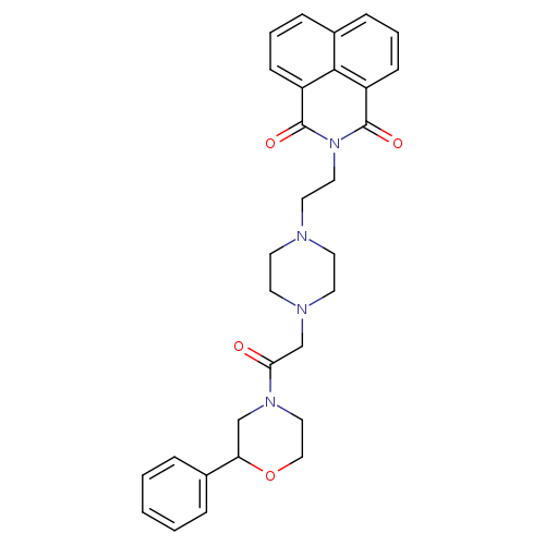 3-(2-{4-[2-oxo-2-(2-phenylmorpholin-4-yl)ethyl]piperazin-1-yl}ethyl)-3-azatricyclo[7.3.1.0^{5,13}]trideca-1(13),5,7,9,11-pentaene-2,4-dione