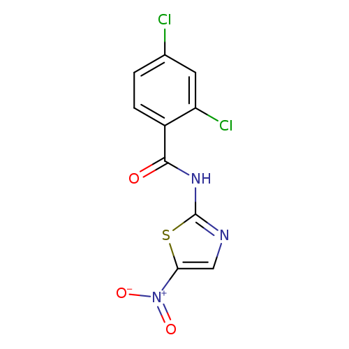 Benzamide, 2,4-dichloro-N-(5-nitro-2-thiazolyl)-