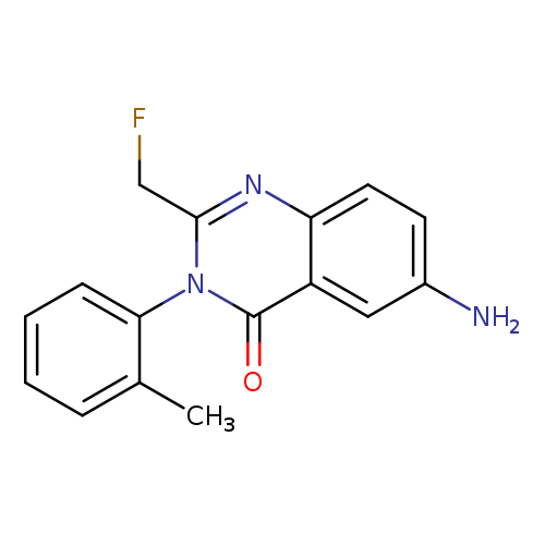 4(3H)-Quinazolinone, 6-amino-2-(fluoromethyl)-3-(2-methylphenyl)-