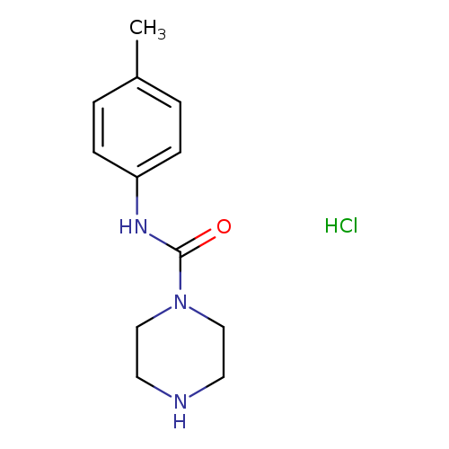 N-(4-methylphenyl)piperazine-1-carboxamide hydrochloride