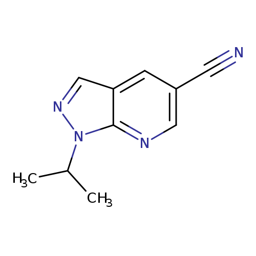1-Isopropyl-1H-pyrazolo[3,4-b]pyridine-5-carbonitrile