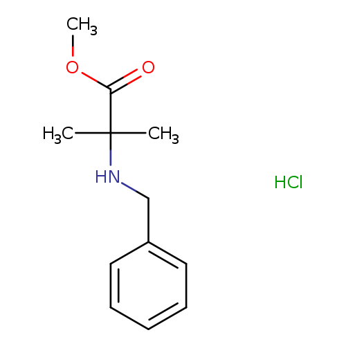 methyl 2-(benzylamino)-2-methylpropanoate hydrochloride
