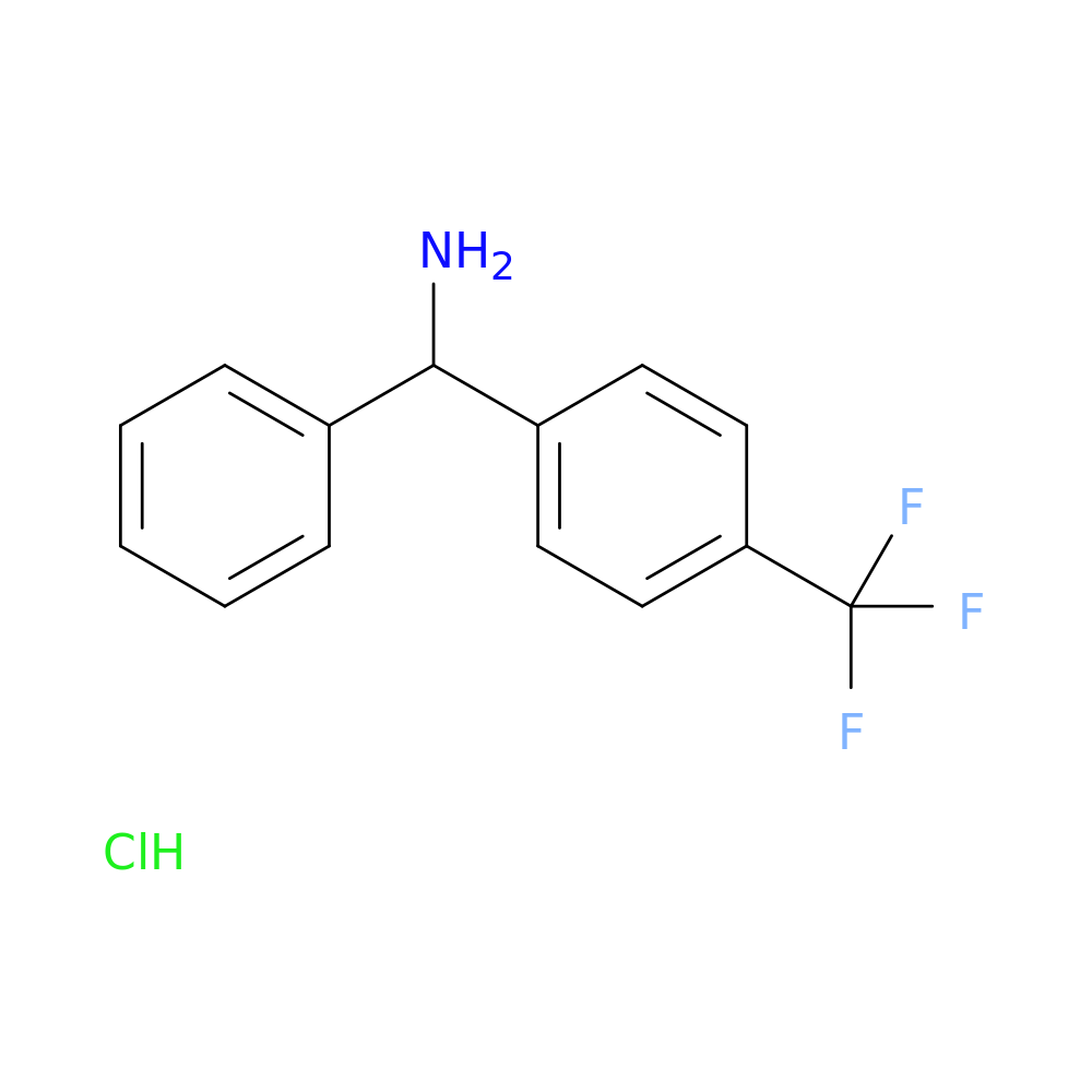 phenyl[4-(trifluoromethyl)phenyl]methanamine hydrochloride