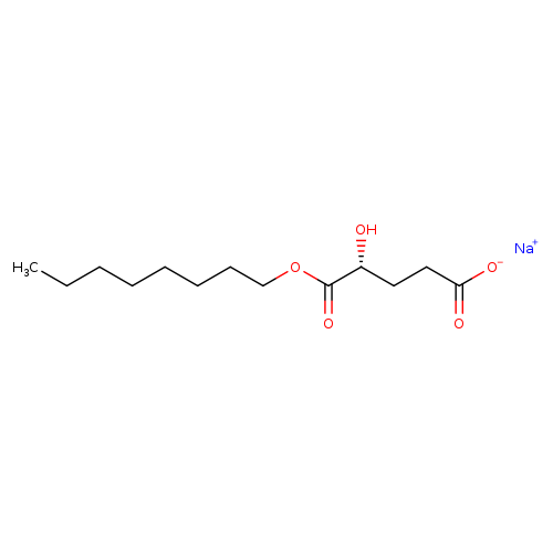 (2R)-2-Hydroxyglutaric Acid Octyl Ester Sodium Salt