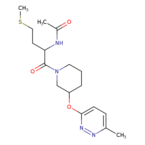 N-(1-{3-[(6-methylpyridazin-3-yl)oxy]piperidin-1-yl}-4-(methylsulfanyl)-1-oxobutan-2-yl)acetamide