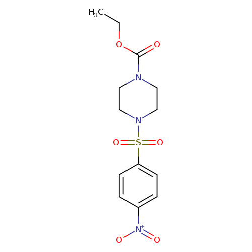 ethyl 4-(4-nitrobenzenesulfonyl)piperazine-1-carboxylate