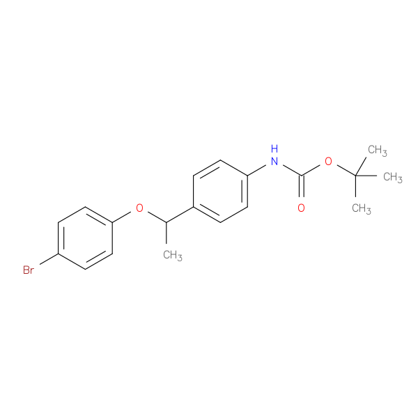 tert-butyl N-{4-[1-(4-bromophenoxy)ethyl]phenyl}carbamate