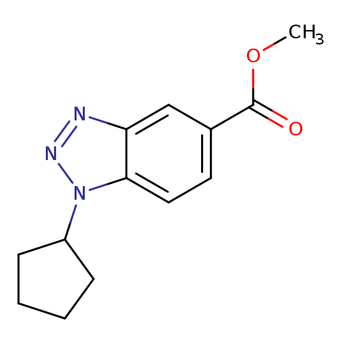 Methyl 1-cyclopentyl-1,2,3-benzotriazole-5-carboxylate