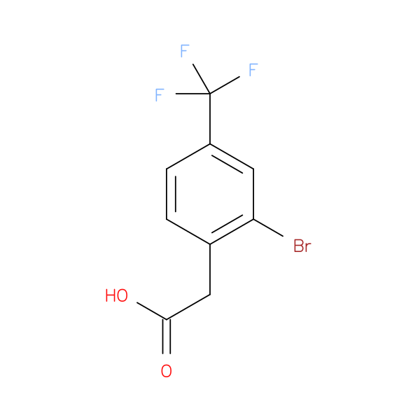 2-Bromo-4-(trifluormethyl)phenylacetic acid