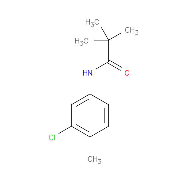 N-(3-chloro-4-methylphenyl)-2,2-dimethylpropanamide