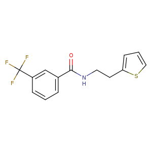 N-[2-(thiophen-2-yl)ethyl]-3-(trifluoromethyl)benzamide