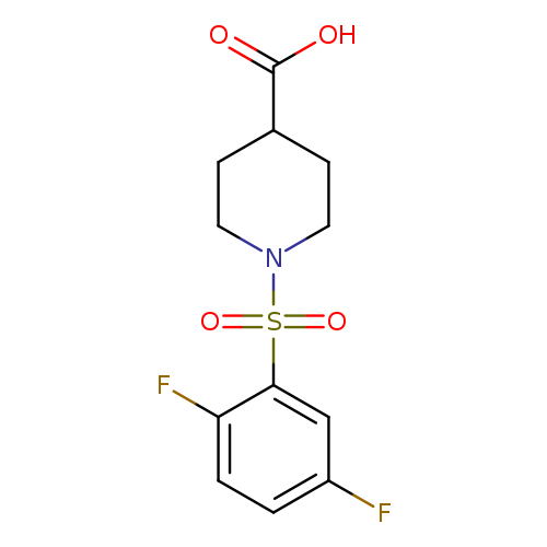 1-[(2,5-DIFLUOROPHENYL)SULFONYL]PIPERIDINE-4-CARBOXYLIC ACID