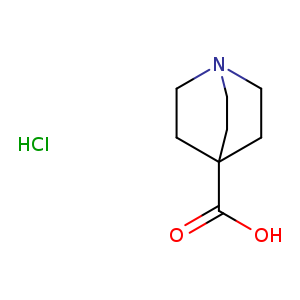 1-Azabicyclo[2.2.2]octane-4-carboxylic acid, hydrochloride (1:1)