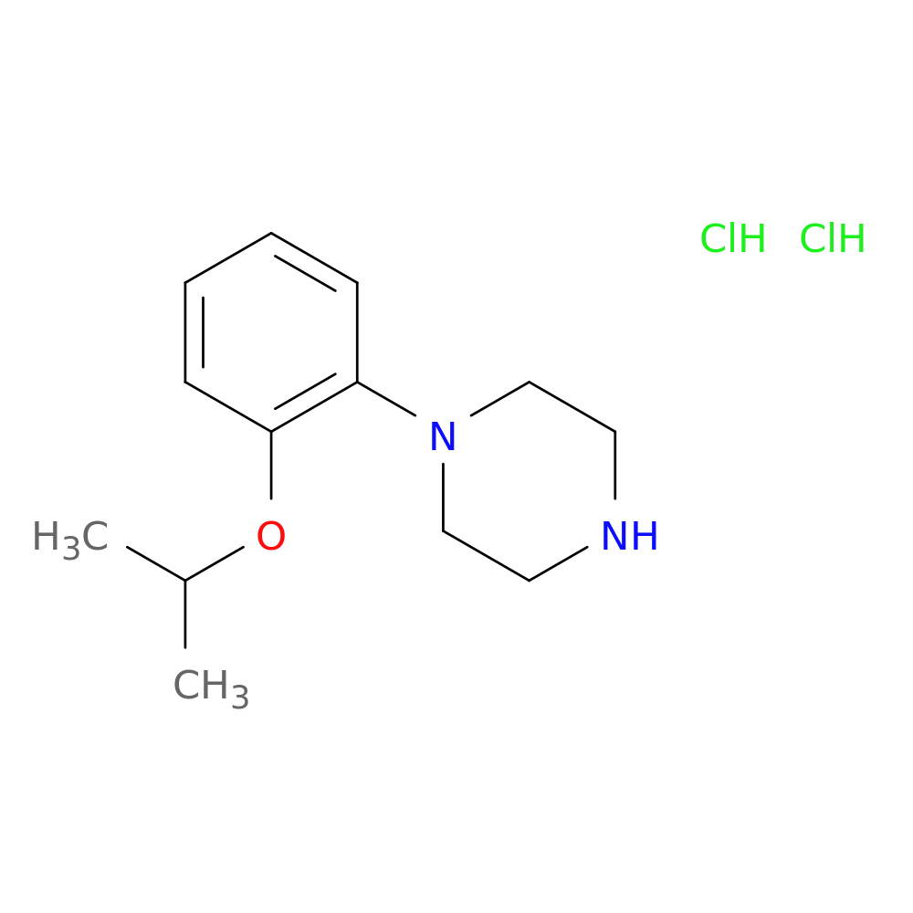 1-[2-(propan-2-yloxy)phenyl]piperazine dihydrochloride