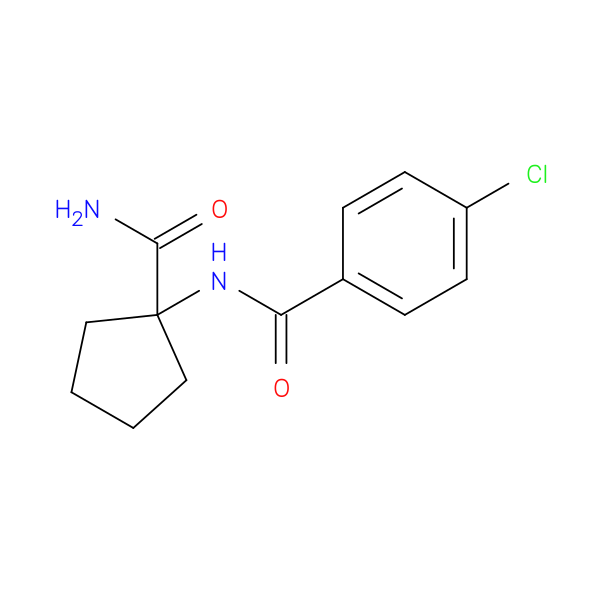 N-(1-CARBAMOYL-CYCLOPENTYL)-4-CHLORO-BENZAMIDE