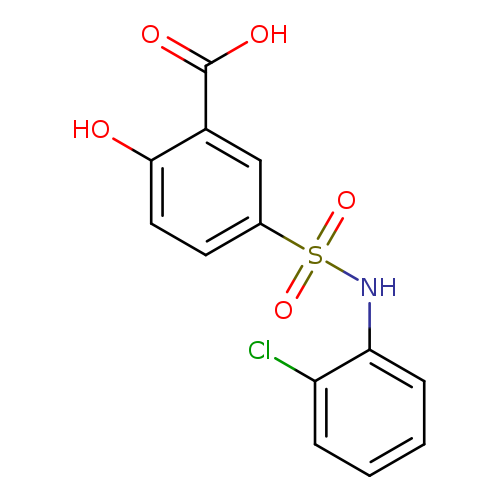 5-(N-(2-Chlorophenyl)sulfamoyl)-2-hydroxybenzoic acid