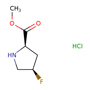 D-Proline, 4-fluoro-, methyl ester, hydrochloride (1:1), (4R)-