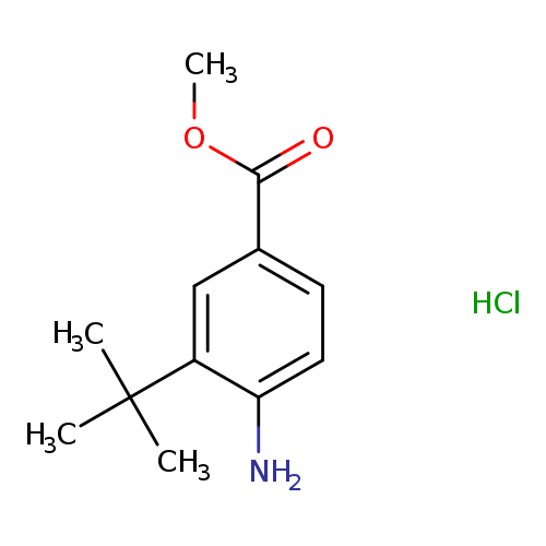 Methyl 4-amino-3-(tert-butyl)benzoate hydrochloride