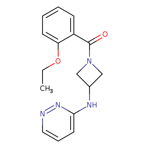 N-[1-(2-ethoxybenzoyl)azetidin-3-yl]pyridazin-3-amine