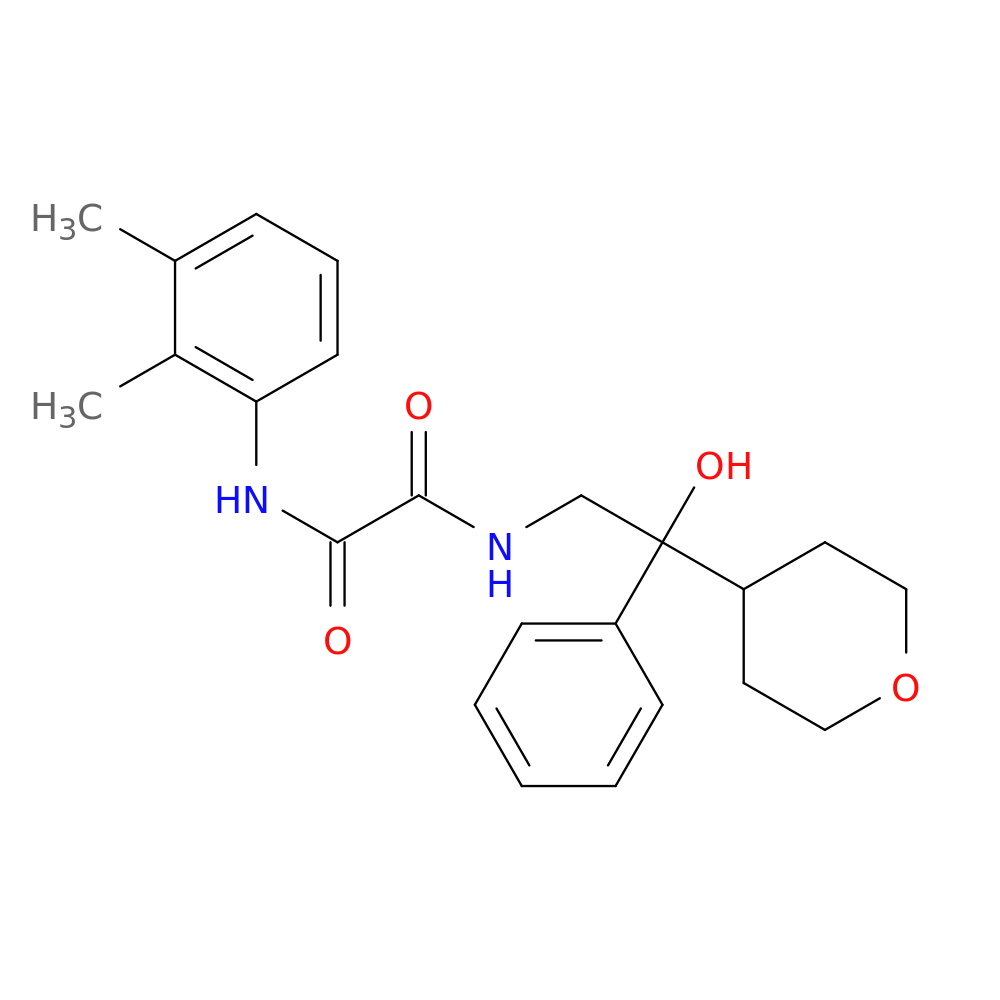 N-(2,3-dimethylphenyl)-N'-[2-hydroxy-2-(oxan-4-yl)-2-phenylethyl]ethanediamide