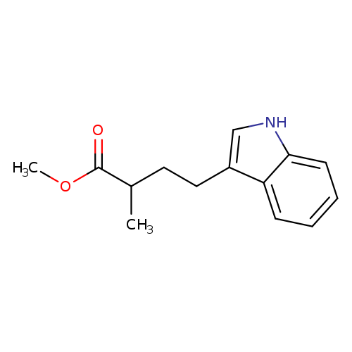 1H-Indole-3-butanoic acid, a-methyl-, methyl ester, (aR)-