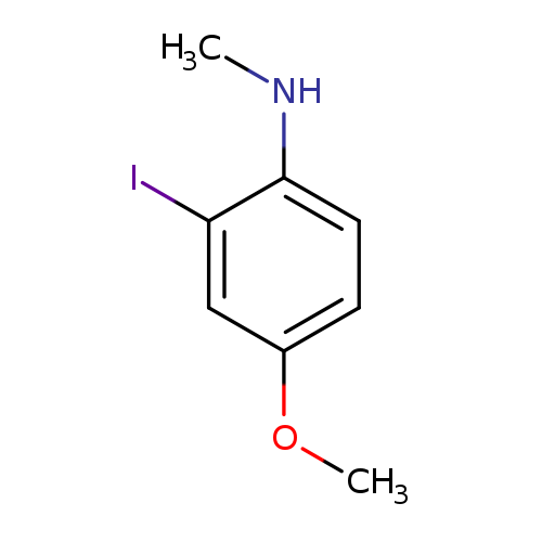 Benzenamine, 2-iodo-4-methoxy-N-methyl-
