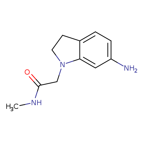 2-(6-amino-2,3-dihydro-1H-indol-1-yl)-N-methylacetamide