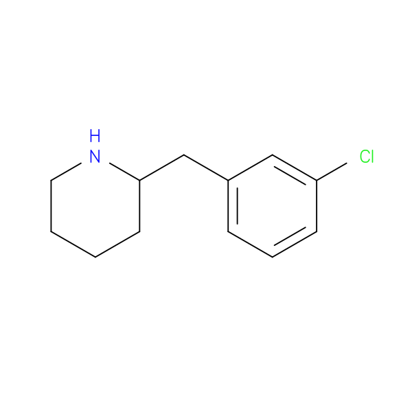 2-[(3-chlorophenyl)methyl]piperidine