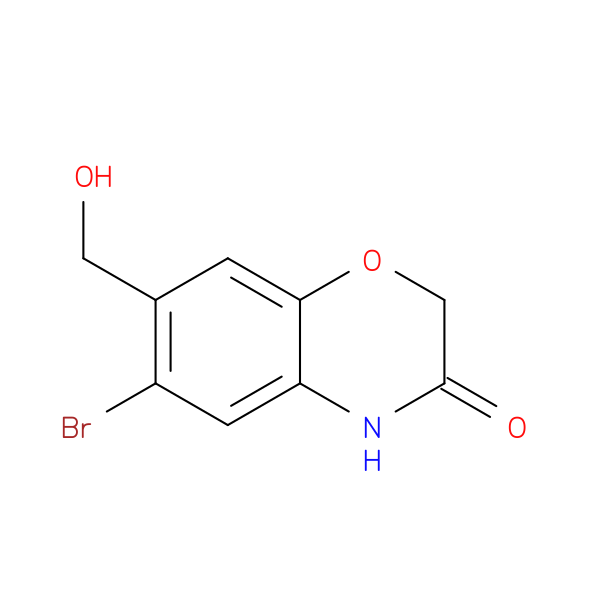 6-bromo-7-(hydroxymethyl)-3,4-dihydro-2H-1,4-benzoxazin-3-one