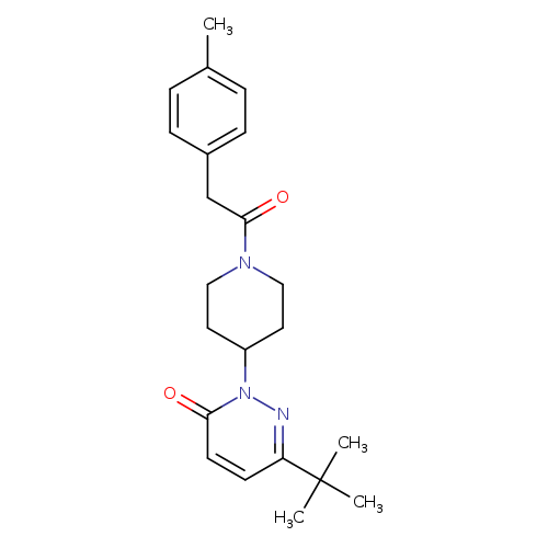 6-tert-butyl-2-{1-[2-(4-methylphenyl)acetyl]piperidin-4-yl}-2,3-dihydropyridazin-3-one