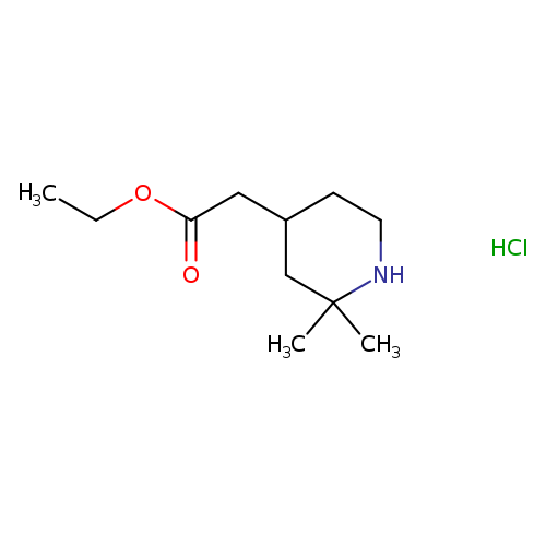 Ethyl 2-(2,2-dimethylpiperidin-4-yl)acetate hydrochloride