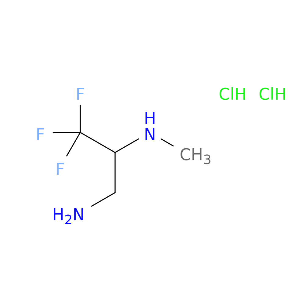 (3-amino-1,1,1-trifluoropropan-2-yl)(methyl)amine dihydrochloride