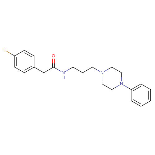 2-(4-fluorophenyl)-N-[3-(4-phenylpiperazin-1-yl)propyl]acetamide