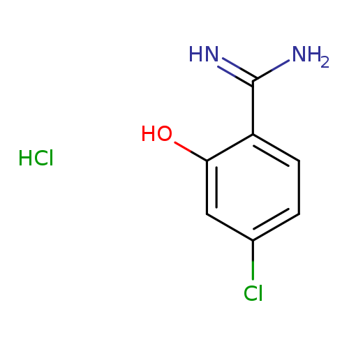 4-chloro-2-hydroxybenzene-1-carboximidamide hydrochloride