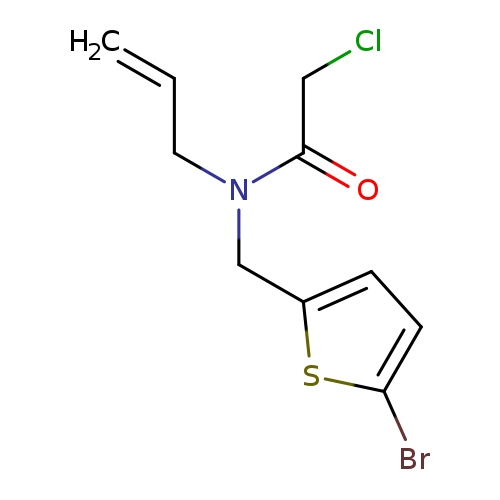 N-[(5-bromothiophen-2-yl)methyl]-2-chloro-N-(prop-2-en-1-yl)acetamide