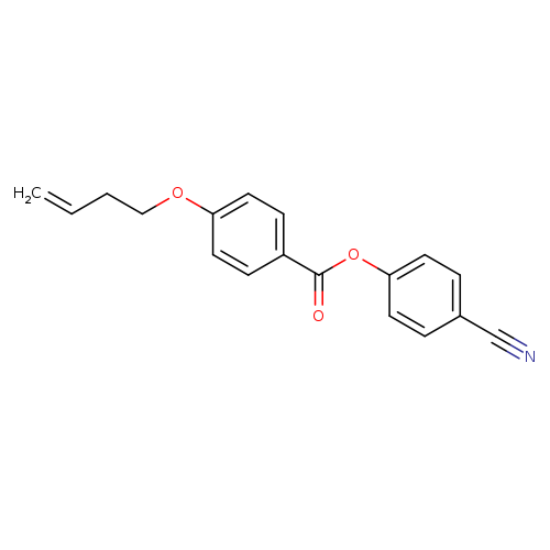 Benzoic acid, 4-(3-buten-1-yloxy)-, 4-cyanophenyl ester
