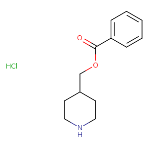 4-​Piperidinemethanol, 4-​benzoate, hydrochloride (1:1)