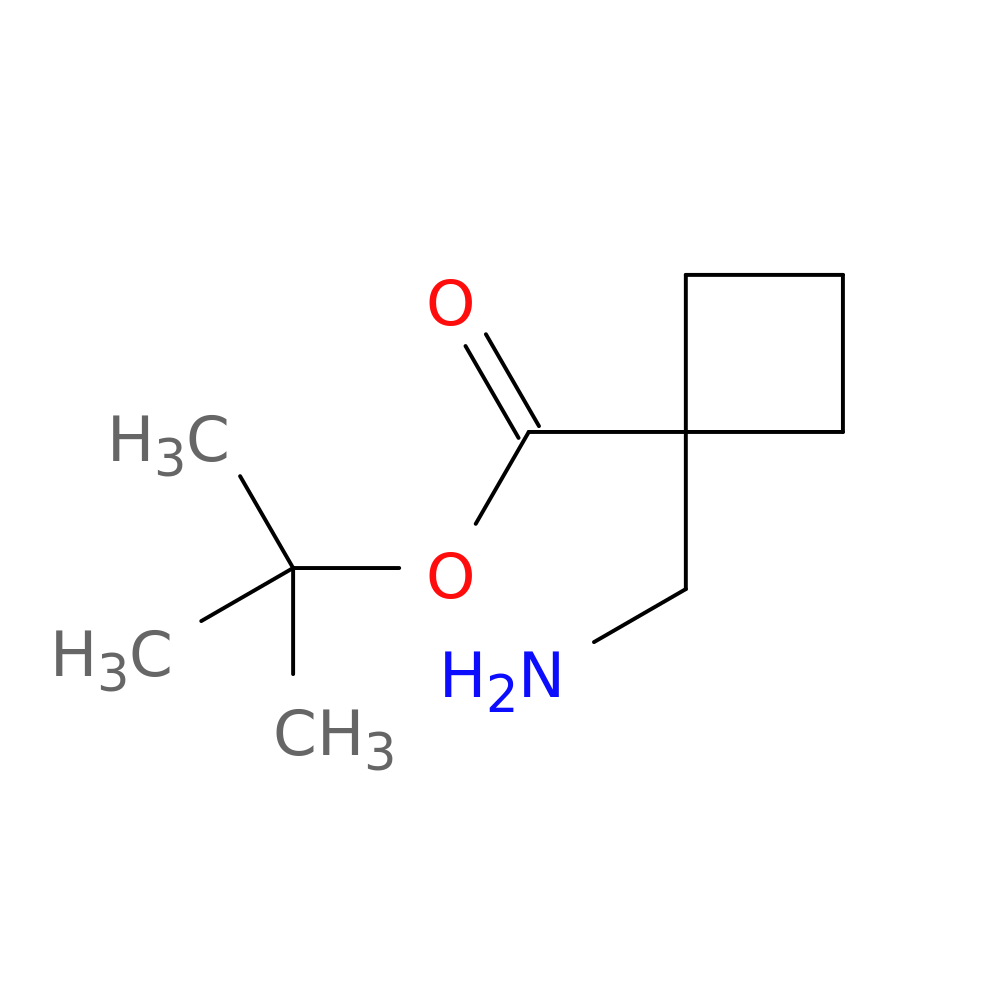 tert-butyl 1-(aminomethyl)cyclobutane-1-carboxylate