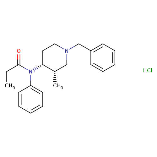 cis-N-[3-methyl-1-(phenylmethyl)-4-piperidinyl]-N-phenyl-propanamide,monohydrochloride